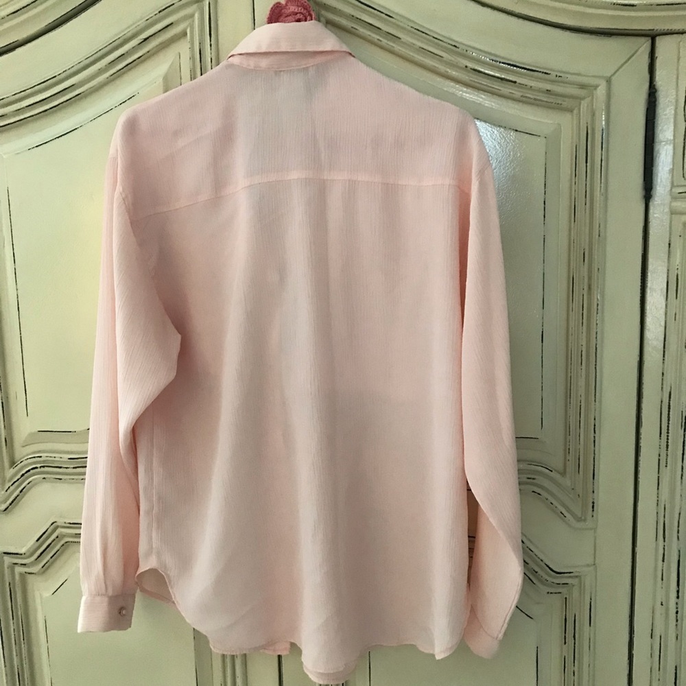 💲⬇️ VINTAGE/ textured pocket boxy blouse - Picture 6 of 10